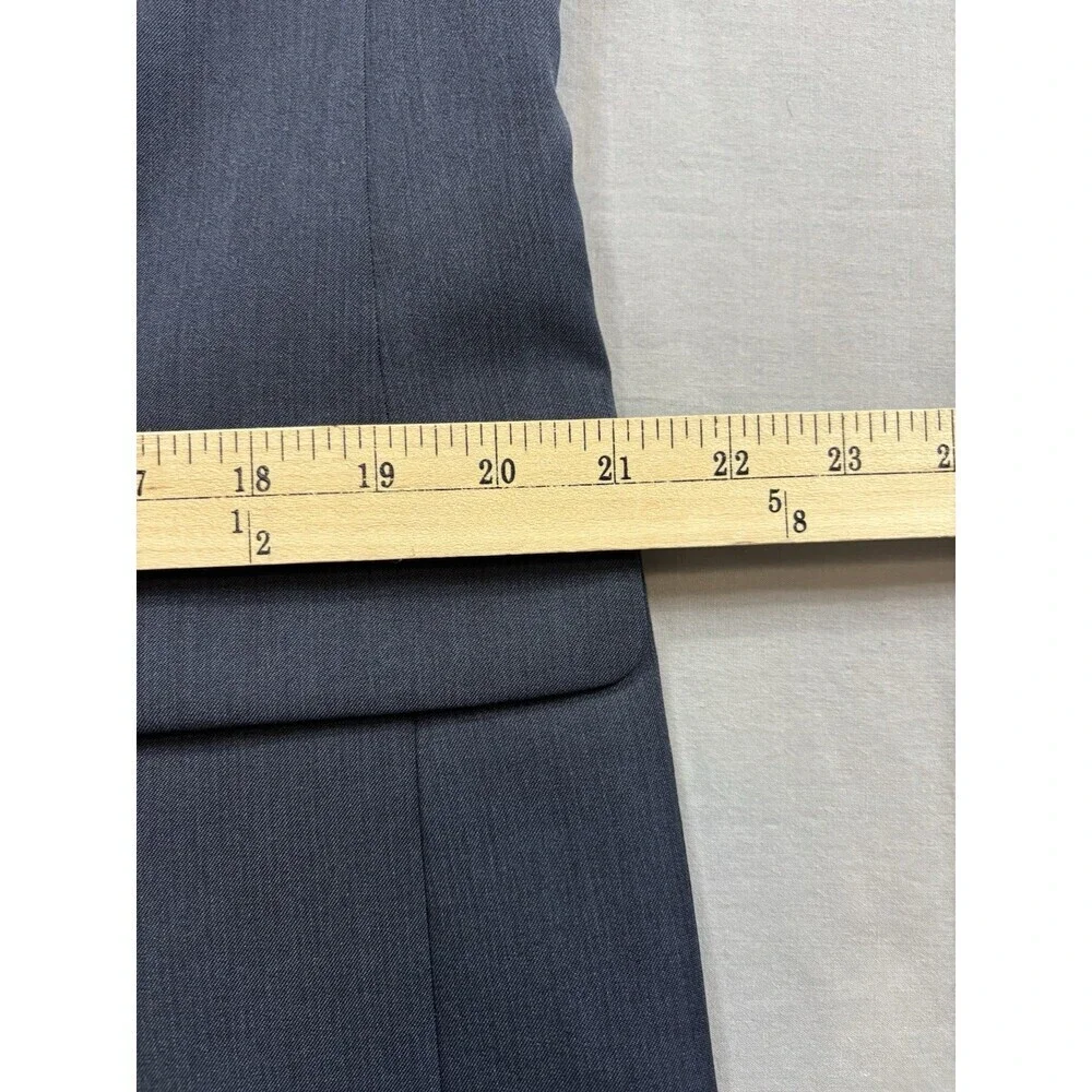 NWT Haggar Mens Performance Tailored Fit Suit Coat Blazer Blue Jacket 42 Regular